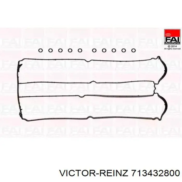 713432800 Victor Reinz Прокладка кришки клапанної 