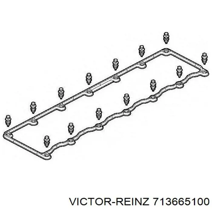 Прокладка клапанної кришки двигуна Victor Reinz 713665100 ціна, від 31.70 USD