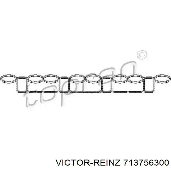 Прокладка впускного колектора Victor Reinz 713756300 ціна, від 9.23 USD
