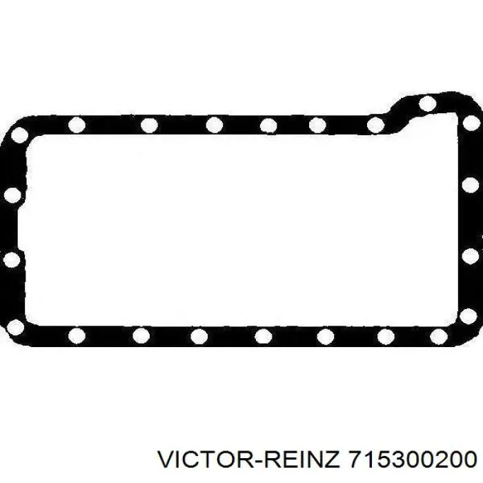 Прокладка піддону картера двигуна 715300200 Victor Reinz