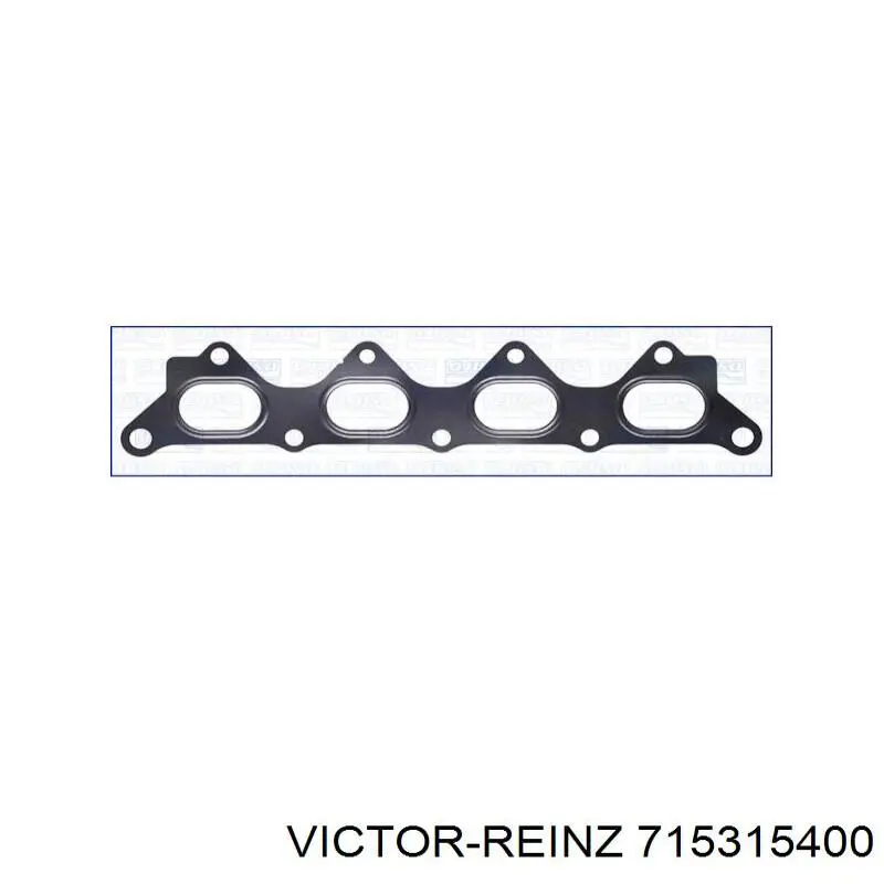 715315400 Victor Reinz Прокладка випускного колектора