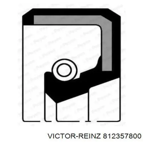 Сальник колінвала задній 7701348943 Renault (RVI)