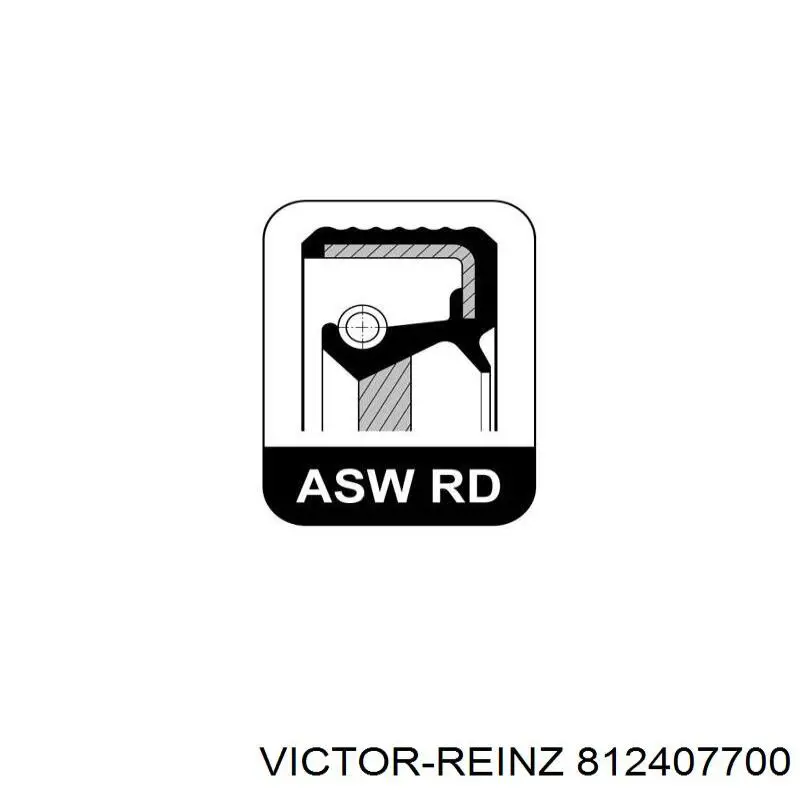 Сальник колінвала двигуна, задній Victor Reinz 812407700 ціна, від 15.46 USD