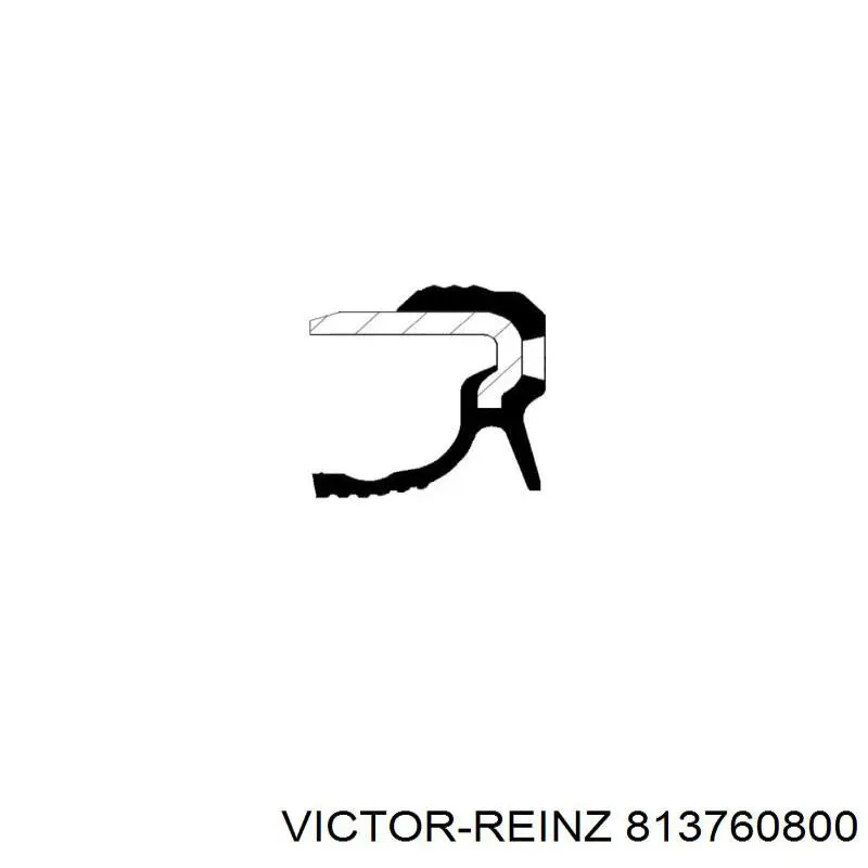 Сальник коленвала двигуна, передній Victor Reinz 813760800 ціна, від 10.33 USD