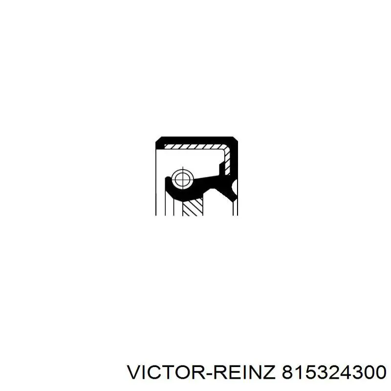 Сальник распредвала двигуна, передній Victor Reinz 815324300 ціна, від 3.16 USD
