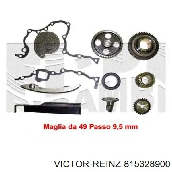 Сальник коленвала двигуна, передній Victor Reinz 815328900 ціна, від 20.27 USD
