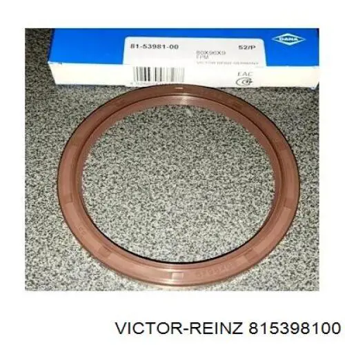 Сальник колінвала двигуна, задній Victor Reinz 815398100 ціна, від 6.62 USD