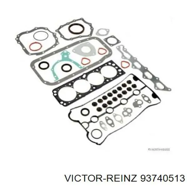 Комплект прокладок двигуна, повний 93740513 Victor Reinz