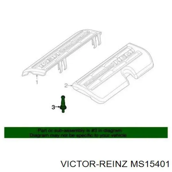 MS15401 Victor Reinz прокладка впускного колектора