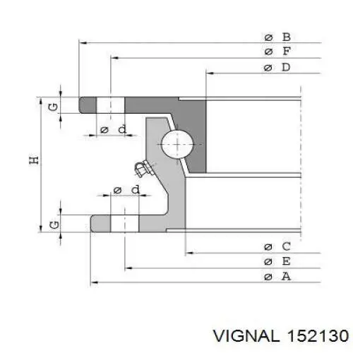 Купити VAL152130 Vignal Задня права фара