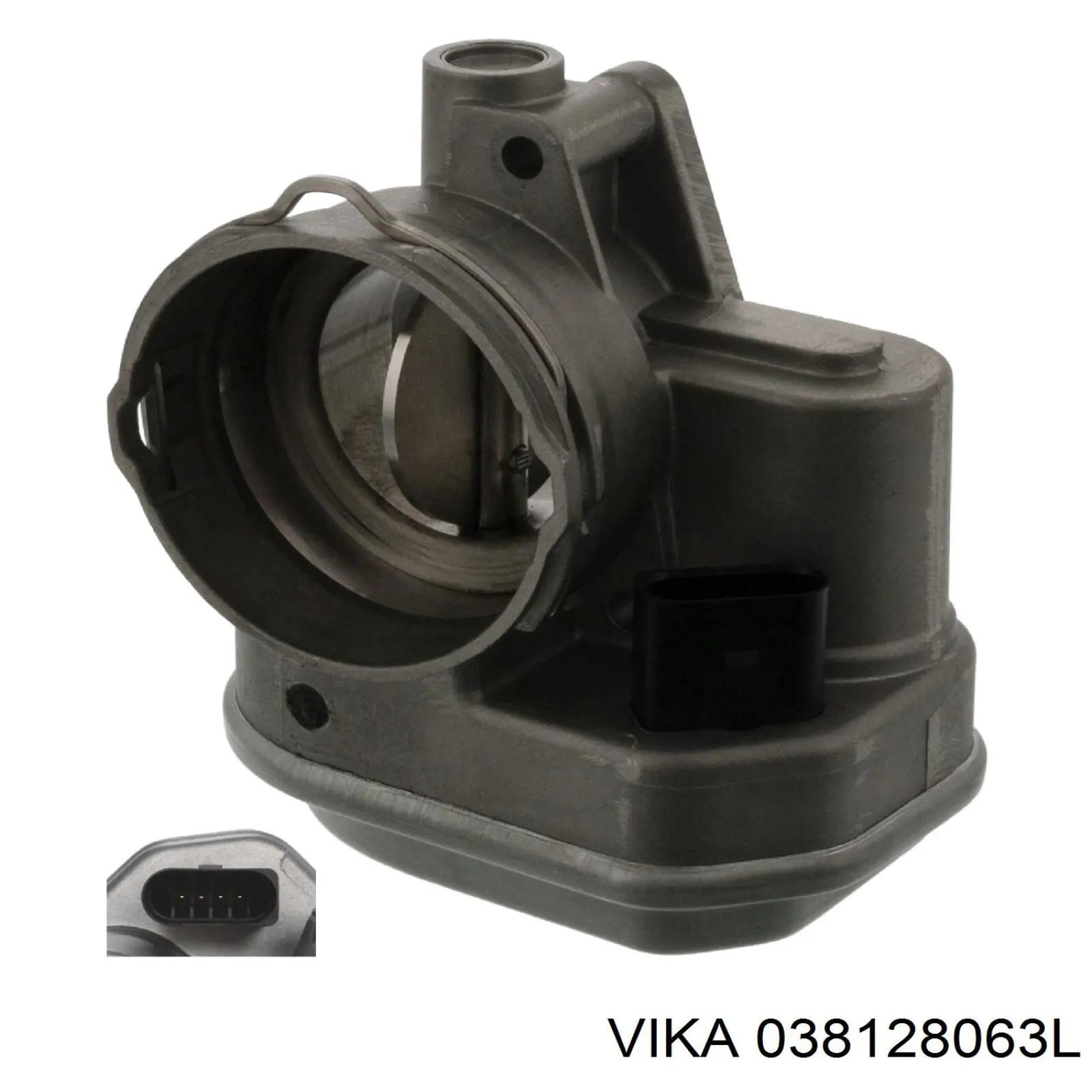 038128063L Vika Дросільна заслінка в зборі