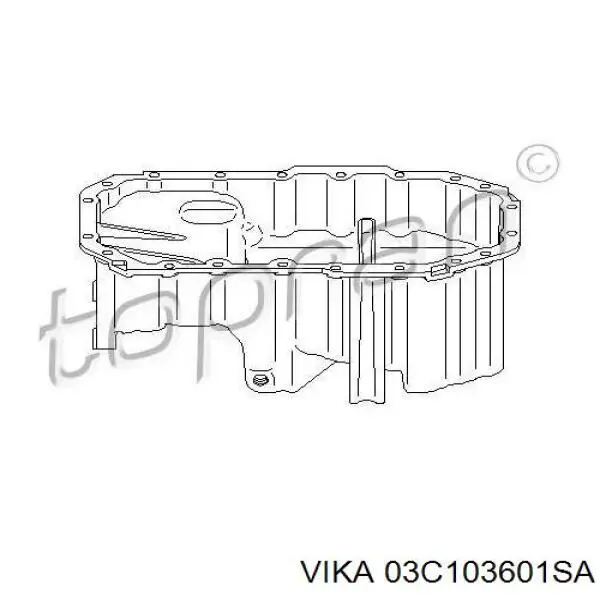 Купити 03C103601SA Vika Захист двигуна