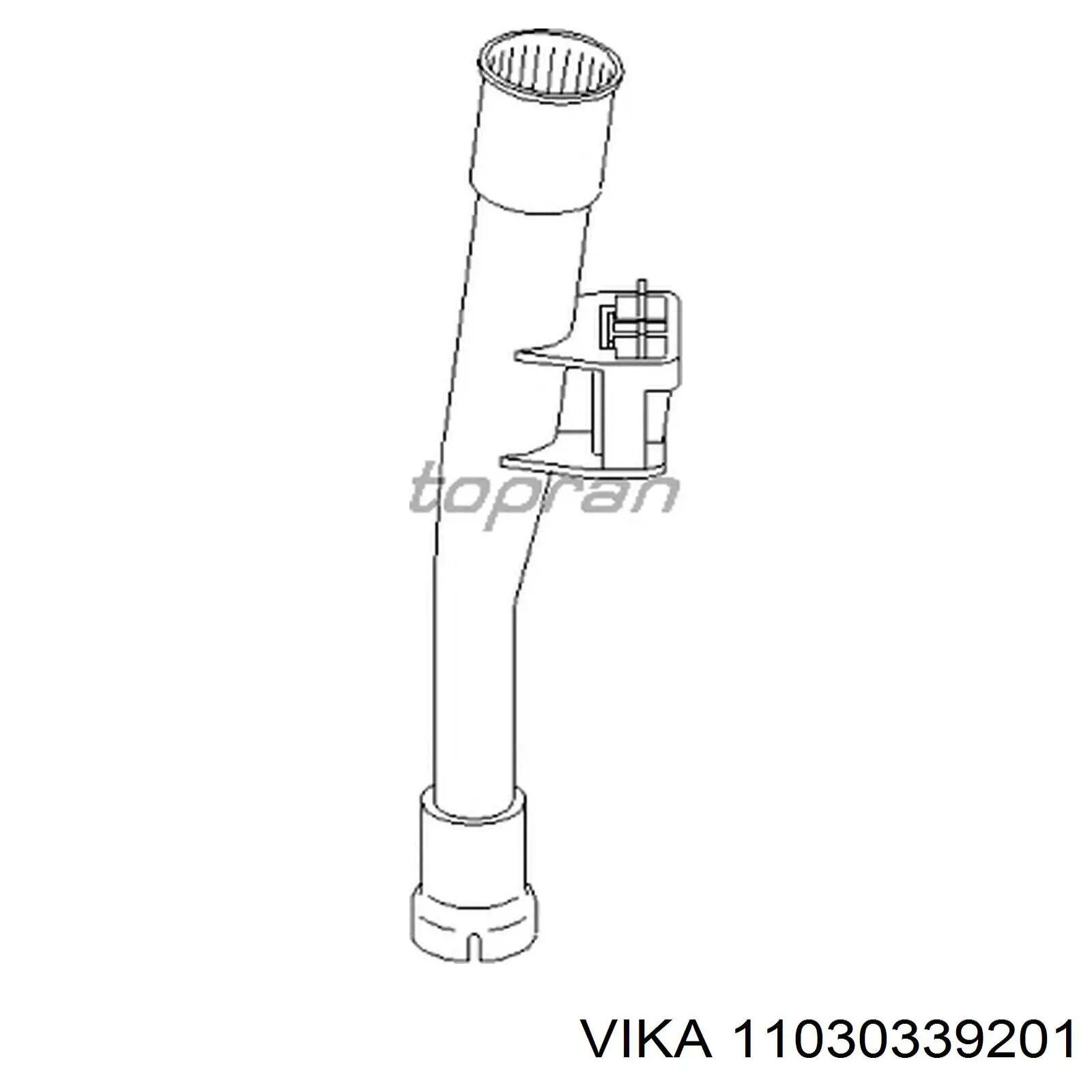 11030339201 Vika направляюча щупа-індикатора рівня масла в двигуні