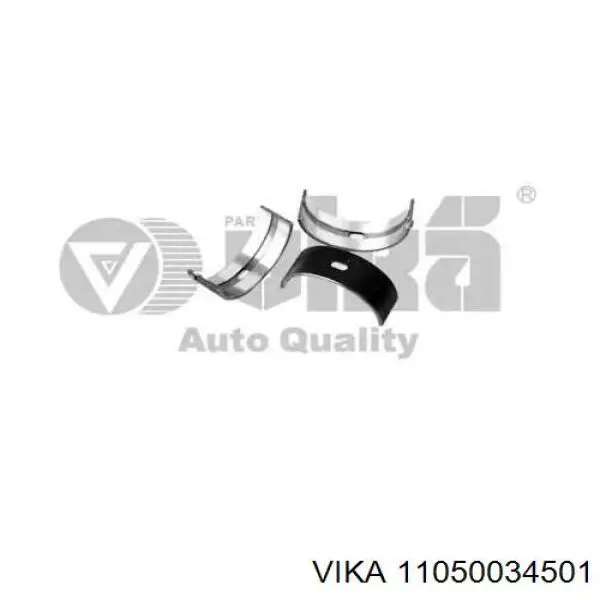 Купити 11050034501 Vika Вкладиші колінвала, корінні, комплект, 1-й ремонт (+0,25)