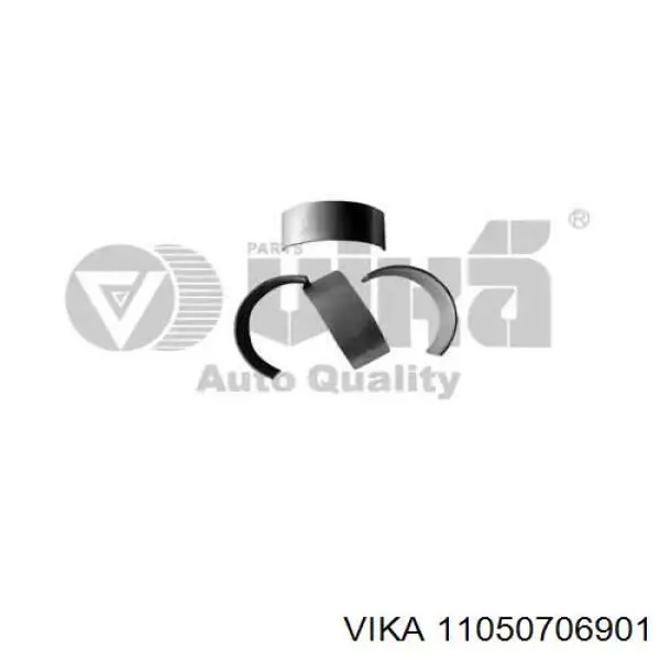 Вкладиші колінвала, шатунні, комплект, 2-й ремонт (+0,50) Vika 11050706901 ціна, від 17.09 USD