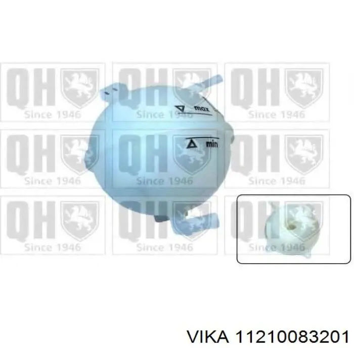 V100015 VEMO/Vaico Розширювальний бачок охолодження