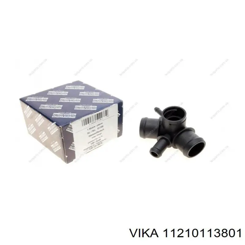 Фланець системи охолодження (трійник) Vika 11210113801 ціна, від 2.23 USD