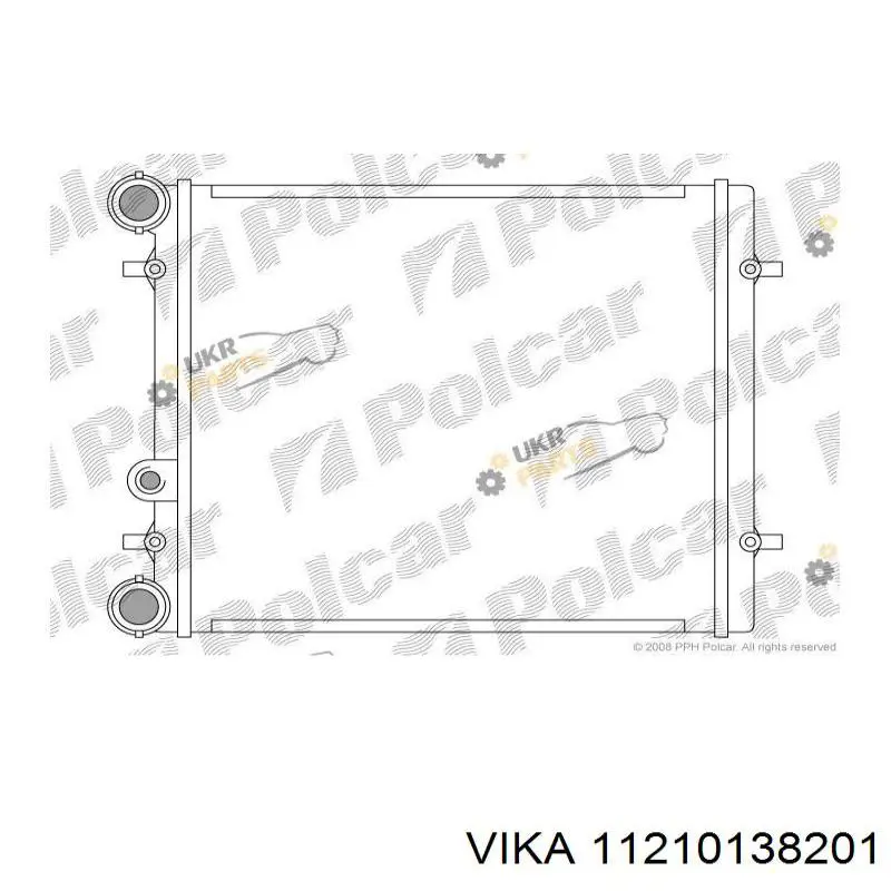 Радіатор основний FPS FP64A433 ціна, від 32.39 USD