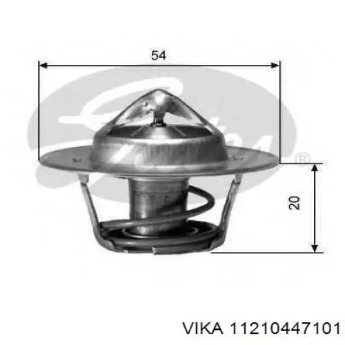 Купити 1282280018 Meyle Термостат в корпусі
