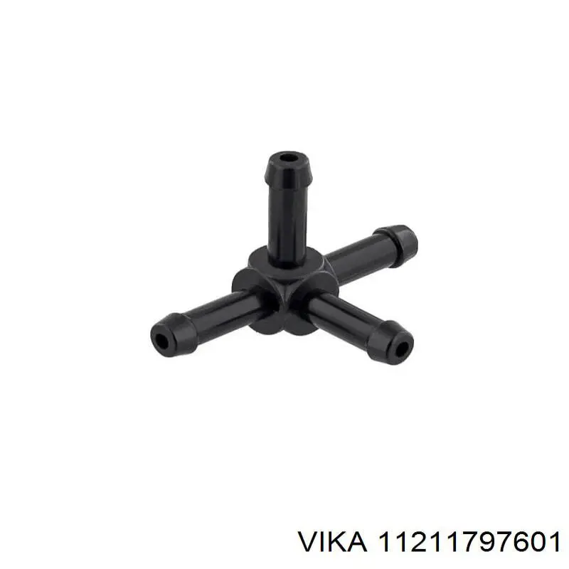 Фланець системи охолодження (трійник) Vika 11211797601 ціна, від 1.65 USD