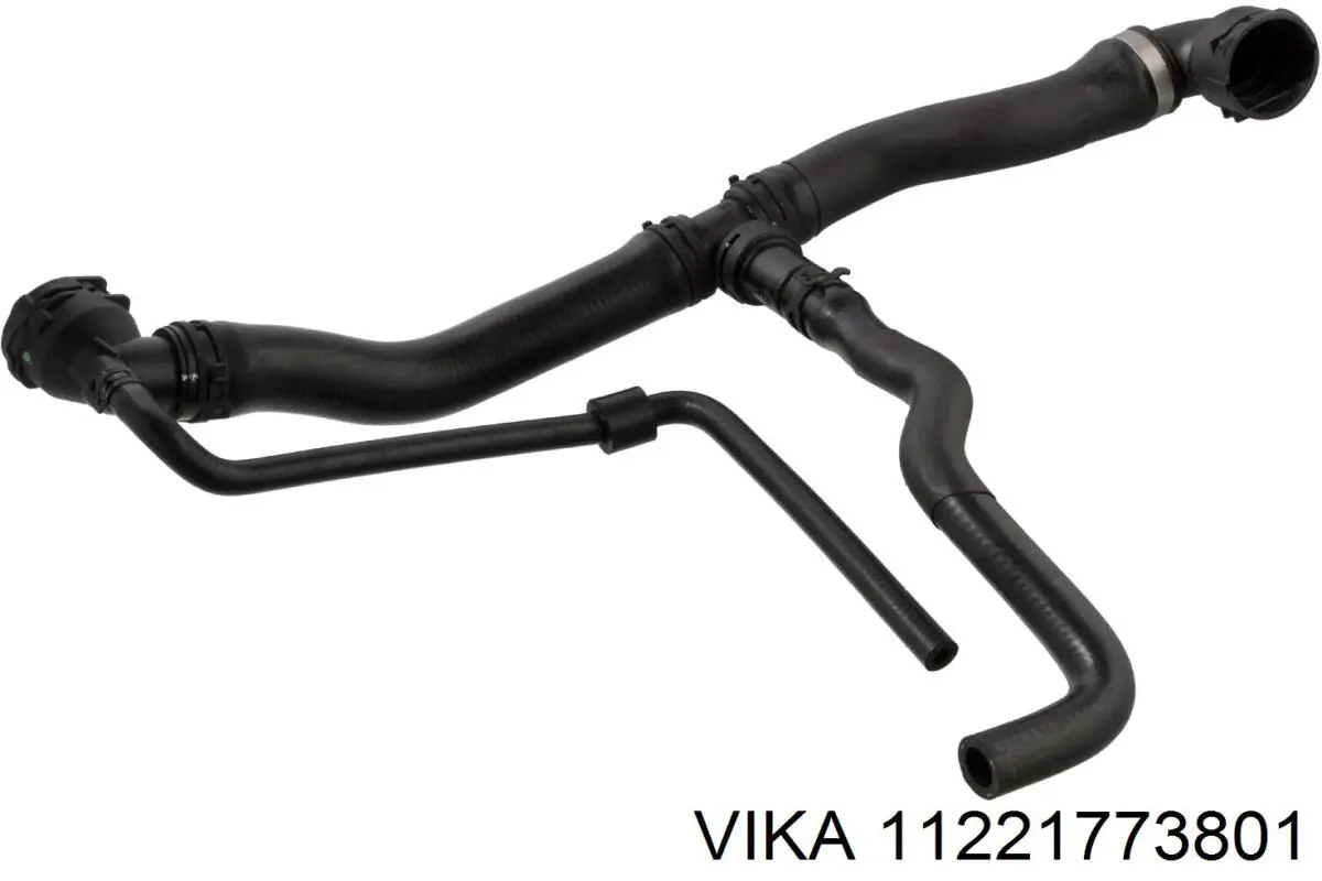 Шланг/патрубок радіатора охолодження, верхній Vika 11221773801 ціна, від 28.35 USD