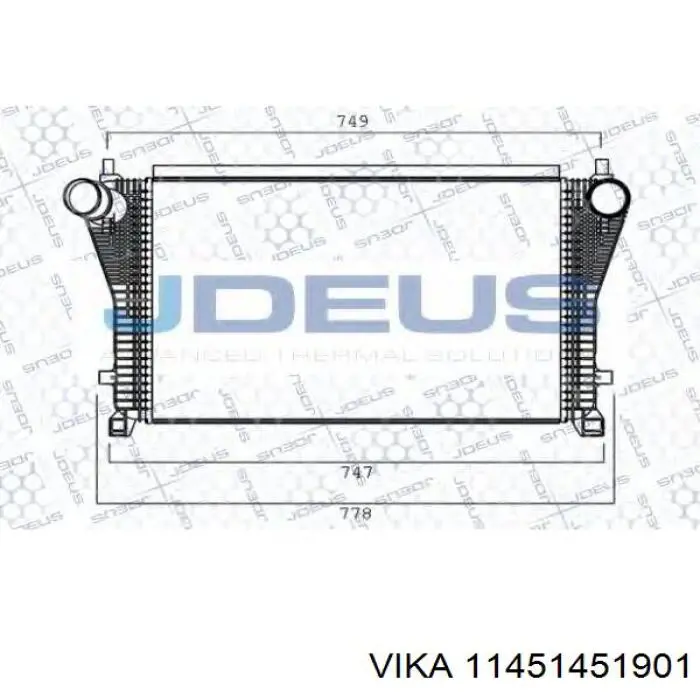 Купити FP64T05 FPS Радіатор интеркуллера