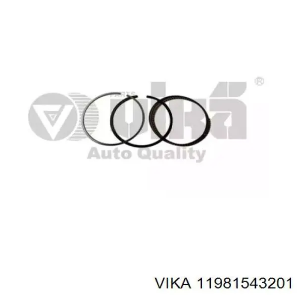 11981543201 Vika кільця поршневі комплект на мотор, std.