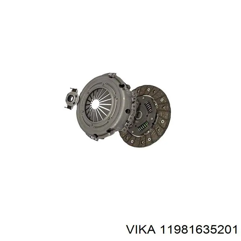 11981635201 Vika комплект зчеплення (3 частини)