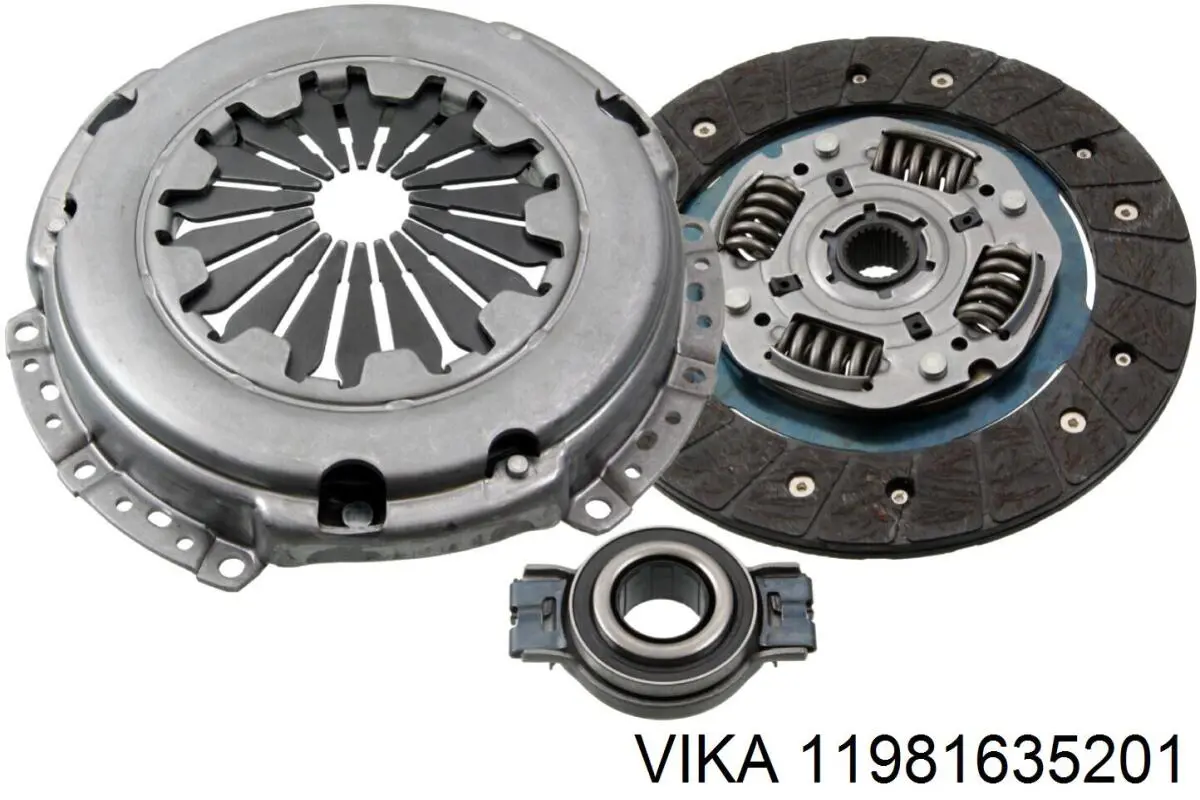 Комплект зчеплення (3 частини) Vika 11981635201 ціна, від 90.46 USD