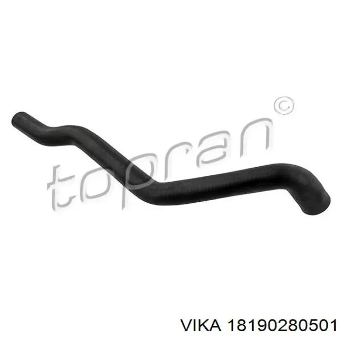 Шланг радіатора опалювача/пічки, подача Vika 18190280501 ціна, від 4.22 USD