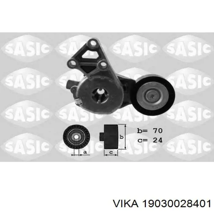 Натягувач приводного ременя Vika 19030028401 ціна, від 17.92 USD