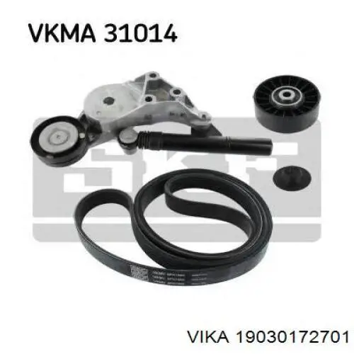 Натяжний ролик 19030172701 Vika