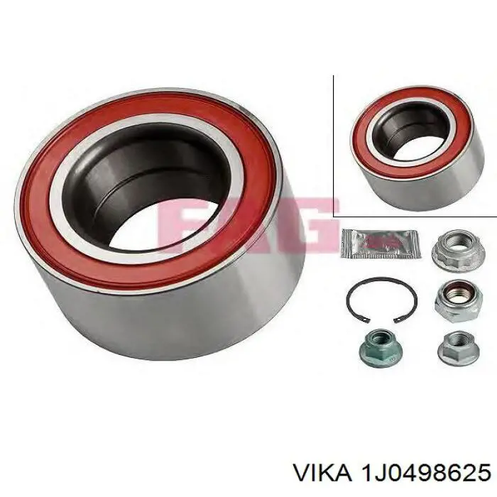 1J0498625 Vika Підшипник маточини передньої