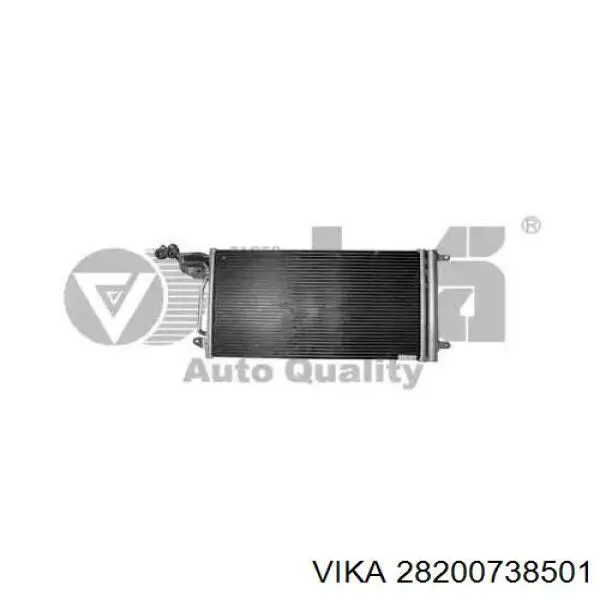 Купити 28200738501 Vika Радіатор системи охолодження кондиціонера