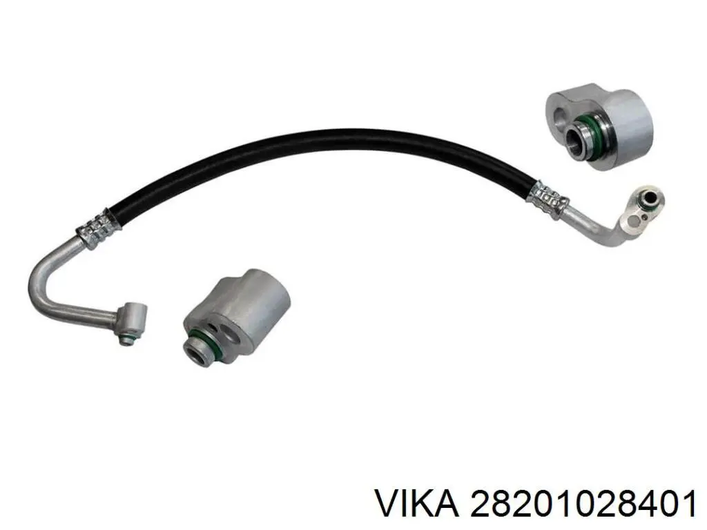 Шланг кондиціонера, від компресора до радіатора Skoda Yeti (5L) (Шкода Йєті)