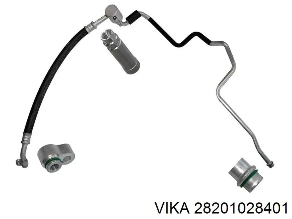 Шланг кондиціонера, від компресора до радіатора Vika 28201028401 ціна, від 19.76 USD