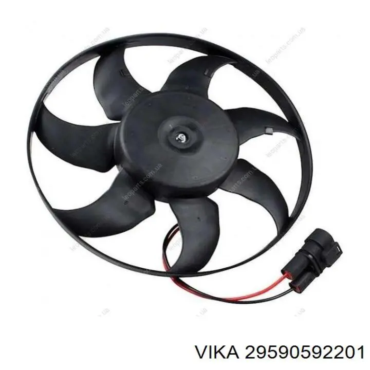 Вентилятор радіатора Vika 29590592201 ціна, від 40.49 USD