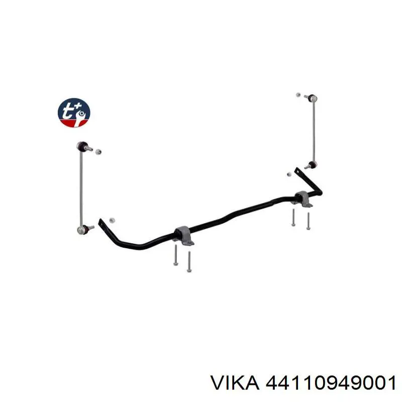 Стабілізатор передній стійкості Vika 44110949001 ціна, від 38.01 USD
