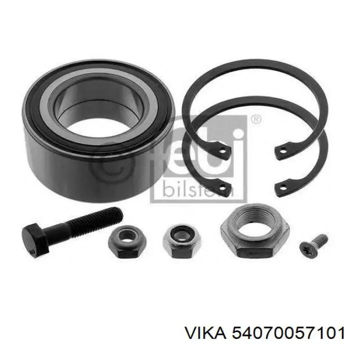 Гайка маточини передньої Vika 54070057101 ціна, від 0.82 USD