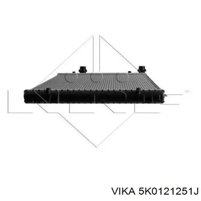 5K0121251J Vika радіатор охолодження двигуна