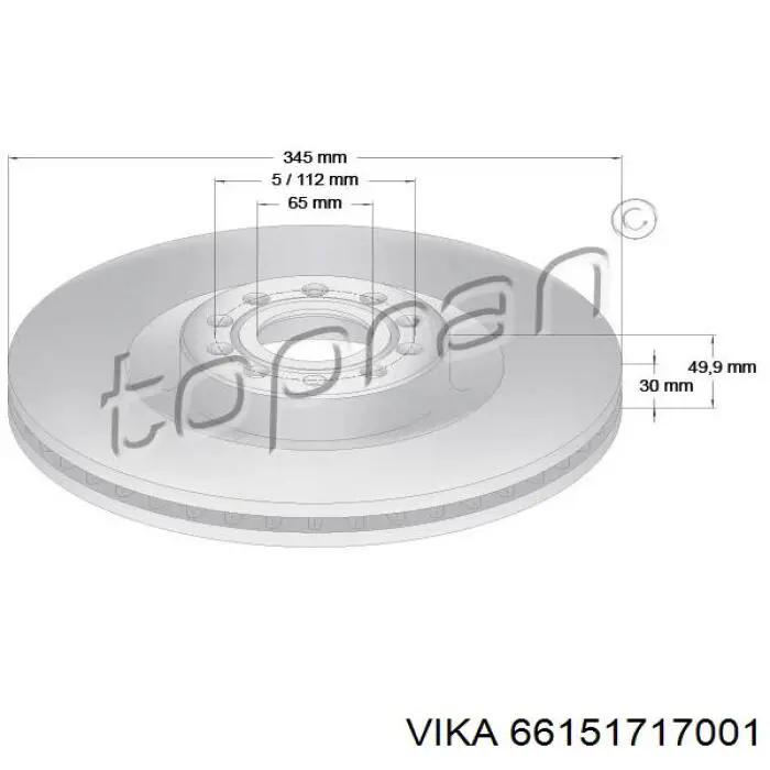 A1024V Samko Гальмо дискове переднє