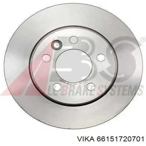 66151720701 Vika диск гальмівний передній