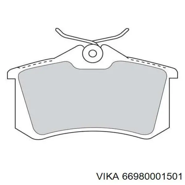 Купити C2W001 ABE Задні колодки
