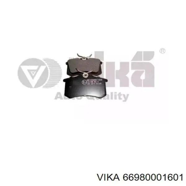 Задні гальмівні колодки Vika 66980001601 ціна, від 12.85 USD
