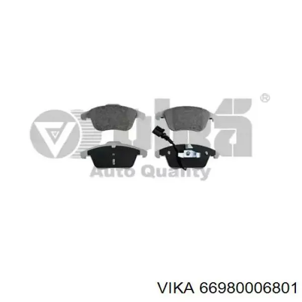 Гальмівні колодки Vika 66980006801 ціна, від 23.38 USD