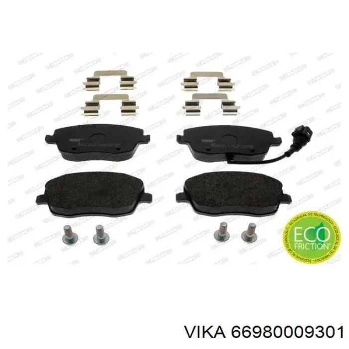 Купити 66980009301 Vika Колодки гальмівні передні, дискові