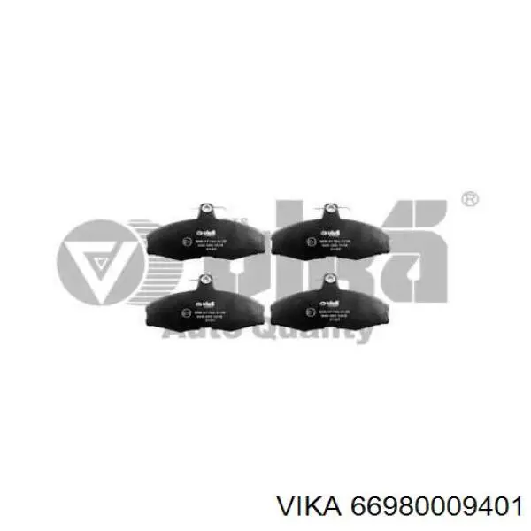 Купити 66980009401 Vika Колодки гальмівні передні, дискові