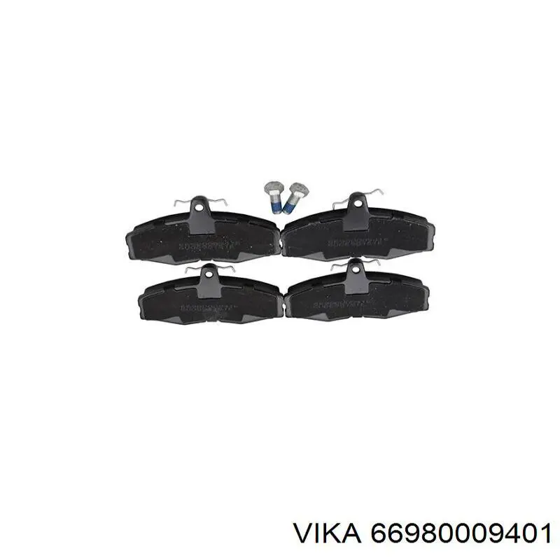 66980009401 Vika колодки гальмівні передні, дискові