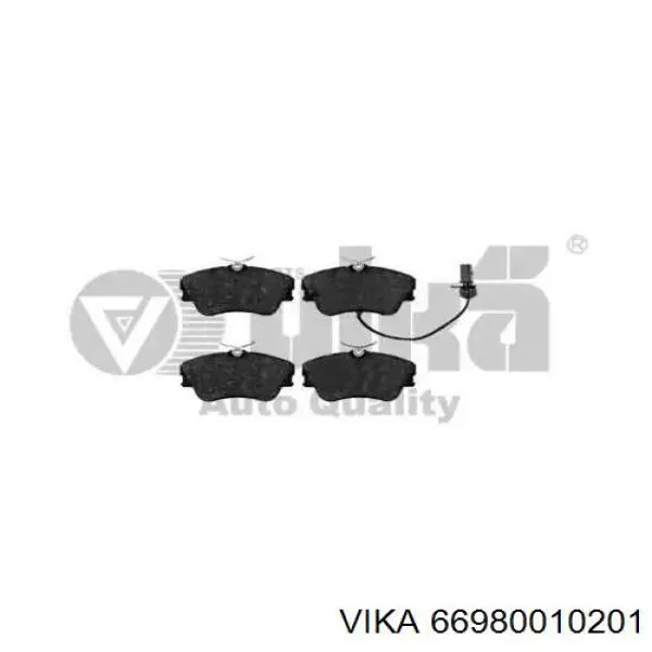 Купити 66980010201 Vika Колодки гальмівні передні, дискові
