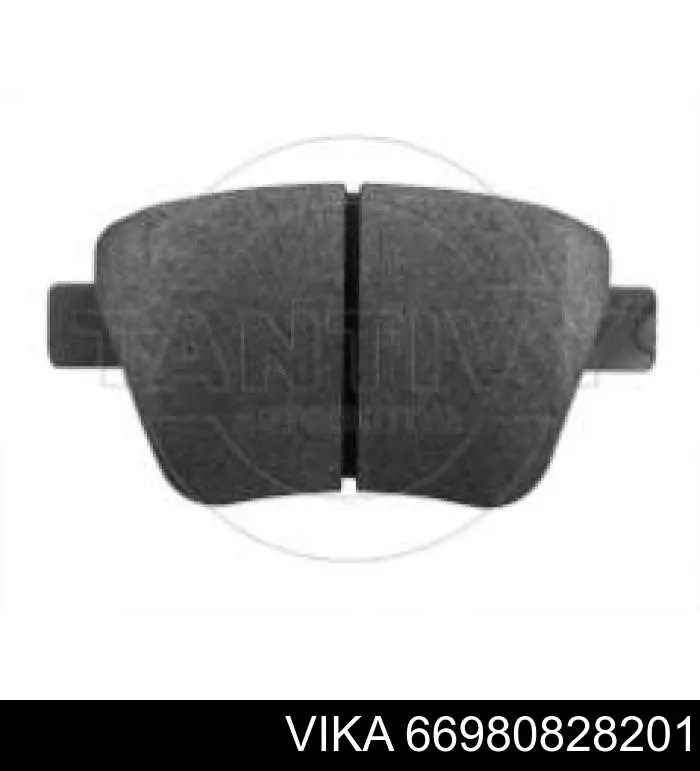 Задні гальмівні колодки Vika 66980828201 ціна, від 15.11 USD